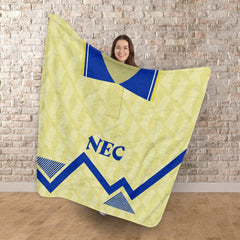 Everton - 1990 Away Shirt - Retro Fleece Blanket