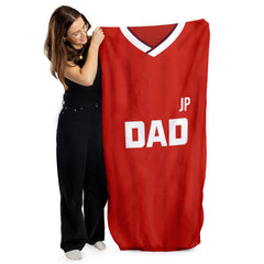 DAD - The Gooners - 1988 Home - Personalised Lightweight, Microfibre Retro Beach Towel - 150cm x 75cm