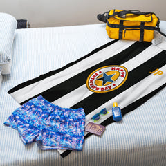 FATHERS DAY - Newcastle - 1996 Home - Personalised Lightweight, Microfibre Retro Beach Towel - 150cm x 75cm
