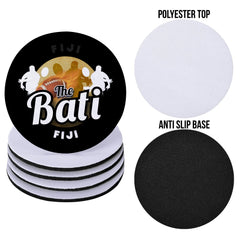Fiji Rugby League  Bati - Coaster - Circle or Square