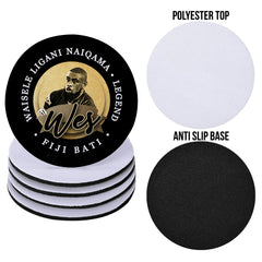 Fiji Rugby League NAIQAMA - Coaster - Circle or Square