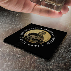 Fiji Rugby League NAIQAMA - Coaster - Circle or Square