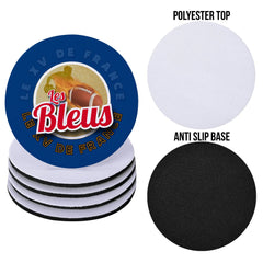 France Rugby Union Les Bleus - Coaster - Circle or Square