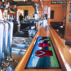 Burnley Retro Hanging Football Shirts - Personalised Bar Runner