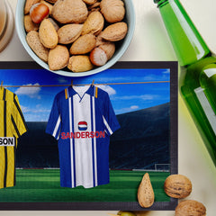 Wednesday Retro Hanging Football Shirts - Personalised Bar Runner