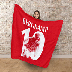The Gooners Bergkamp 10 - Fleece 150cm X 150cm