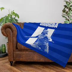 The London Blues Drogba 11  - Fleece 150cm X 150cm