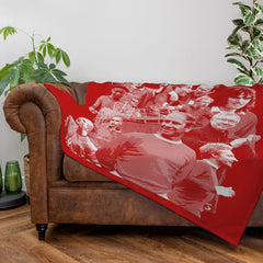 Manchester Red Montage - Fleece 150cm X 150cm