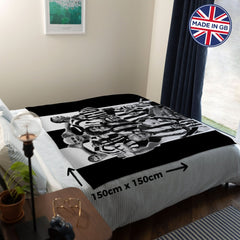 Newcastle Montage - Fleece 150cm X 150cm