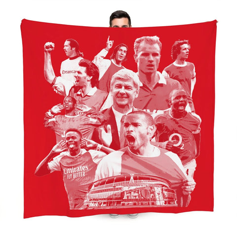 The Gooners Montage - Fleece 150cm X 150cm