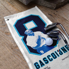 England Gascoigne 8 - Football Legends - Golf Towel