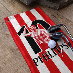 Sunderland Phillips 10 - Football Legends - Golf Towel