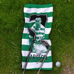 Celtic Larsson 7 - Football Legends - Golf Towel