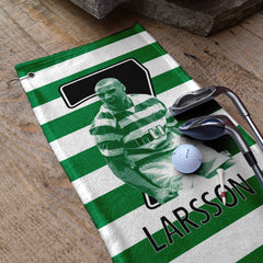 Celtic Larsson 7 - Football Legends - Golf Towel