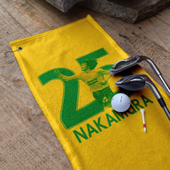 Celtic Nakamura 25 - Football Legends - Golf Towel