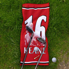 Manchester Red Keane 16 - Football Legends - Golf Towel