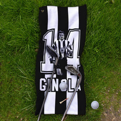 Newcastle Ginola 14 - Football Legends - Golf Towel