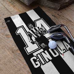 Newcastle Ginola 14 - Football Legends - Golf Towel