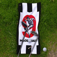 Newcastle Macdonald 9 - Football Legends - Golf Towel
