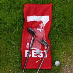 Manchester Red Best 7 - Football Legends - Golf Towel