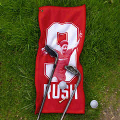 Liverpool Rush 9 - Football Legends - Golf Towel