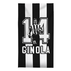 Newcastle Ginola 14 - Football Legends - Beach Towel - 150cm x 75cm