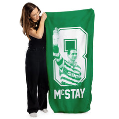 CelticMcStay 8 - Football Legends - Beach Towel - 150cm x 75cm