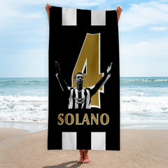 Newcastle Solano 4 - Football Legends - Beach Towel - 150cm x 75cm