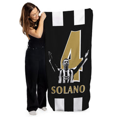 Newcastle Solano 4 - Football Legends - Beach Towel - 150cm x 75cm
