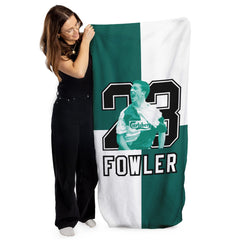 Liverpool Fowler 23 - Football Legends - Beach Towel - 150cm x 75cm