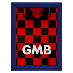 Personalised Fulham - 1996 Home Shirt - A4 Metal Sign Plaque
