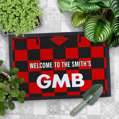 Fulham 1996 Away Shirt - Personalised Retro Door Mat - 60cm x 40cm