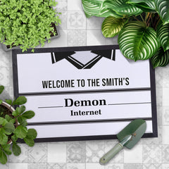 Fulham 2000 Home Shirt - Personalised Retro Door Mat - 60cm x 40cm