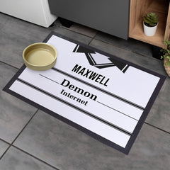 Fulham 2000 Home Shirt - Personalised Retro Door Mat - 60cm x 40cm