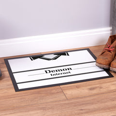 Fulham 2000 Home Shirt - Personalised Retro Door Mat - 60cm x 40cm