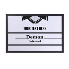 Fulham 2000 Home Shirt - Personalised Retro Door Mat - 60cm x 40cm