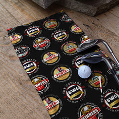 Fulham - Football Legends - Retro Lightweight, Microfibre Golf Towel