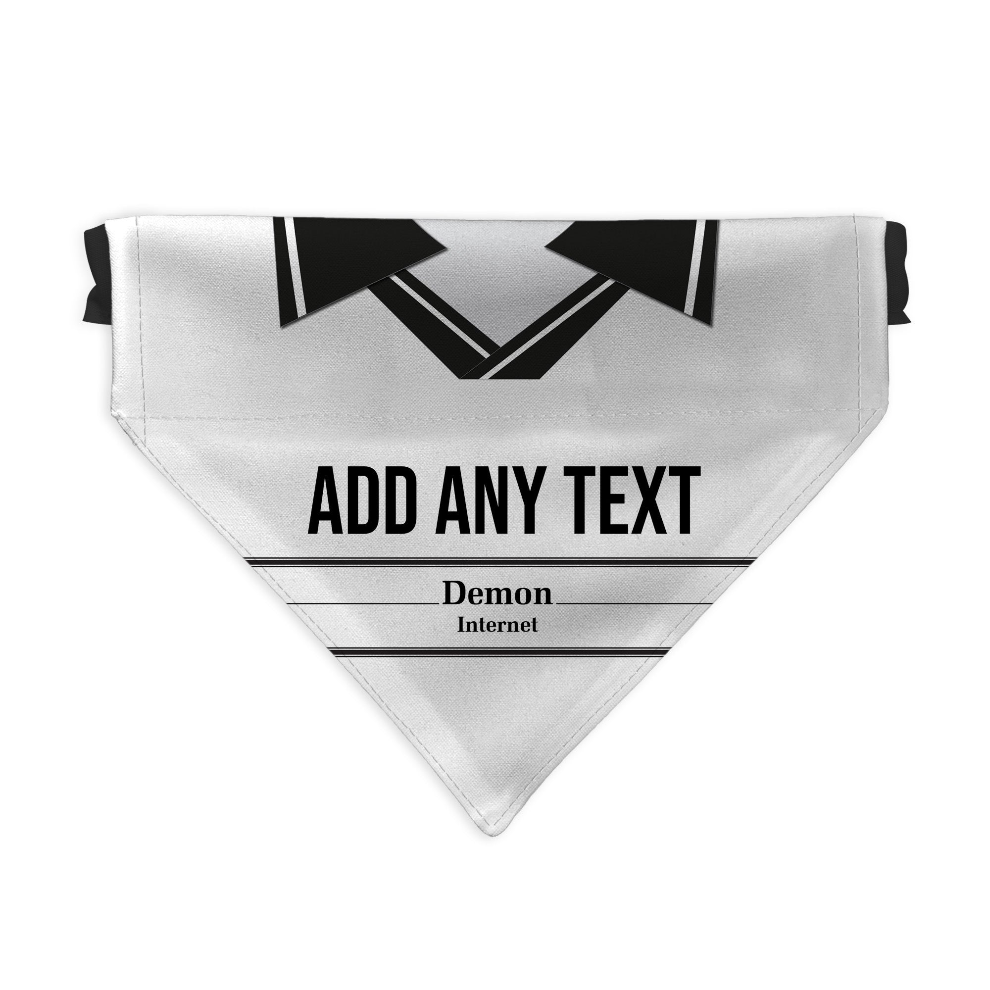 Fulham 2000 Home Shirt - Personalised Pet Bandana - 4 Sizes
