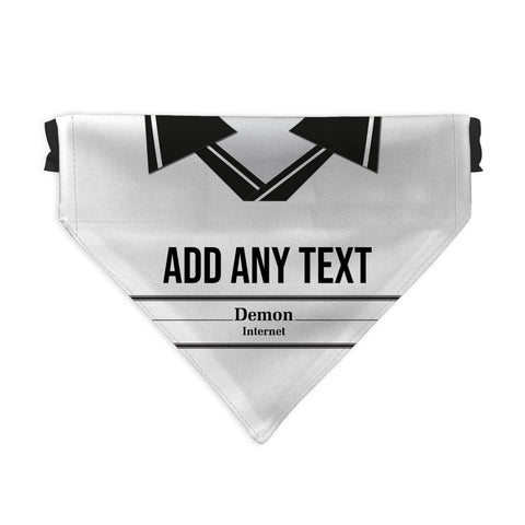 Fulham 2000 Home Shirt - Personalised Pet Bandana - 4 Sizes