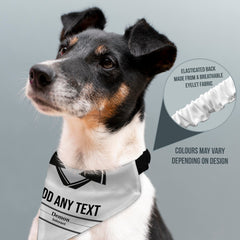 Fulham 2000 Home Shirt - Personalised Pet Bandana - 4 Sizes