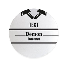 Fulham 2000 Home Shirt - Personalised Drink Coaster - Square Or Circle