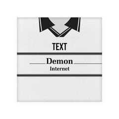 Fulham 2000 Home Shirt - Personalised Drink Coaster - Square Or Circle