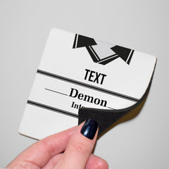 Fulham 2000 Home Shirt - Personalised Drink Coaster - Square Or Circle