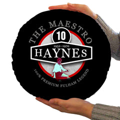 Fulham  Haynes - Football Legends - Circle Cushion 14inch