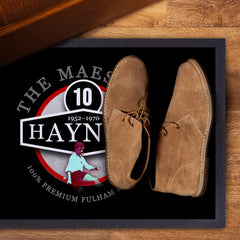 Fulham  Haynes  - Football Legends - Door Mat -60cm X 40cm