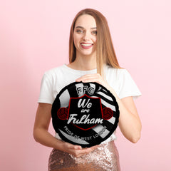 Fulham  We are Fulham - Football Legends - Circle Cushion 14inch