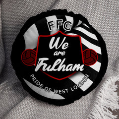 Fulham  We are Fulham - Football Legends - Circle Cushion 14inch