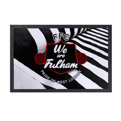 Fulham  We are Fulham   - Football Legends - Door Mat -60cm X 40cm