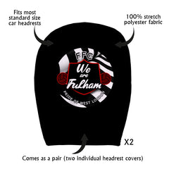 Fulham  We are Fulham - Football Legends - Headrest Cover