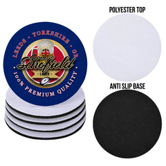Great Britain Rugby League Schofield - Coaster - Circle or Square